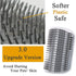 3.0 Softer Cat Self Groomer with Catnip - Wall Corner Groomer, Perfect Scratch Massager Tool for Long & Short Fur