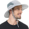 UPF 50+ Sun Hat for Men Women, Waterproof Wide Brim Boonie Bucket Hat for Fishing, Hiking, Beach