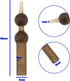 20pcs 35x5mm 1mm Carp Helicopter Rig Tube Aperture Helicopter Sleeves & Beads Terminal Fishing Tackle Carp Fishing