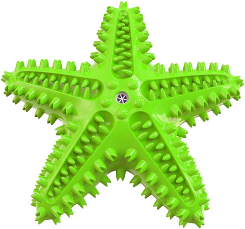 THE SMALL MOMENT Dog Dental Toy - Heavy Duty Teether for Puppies and Adults with