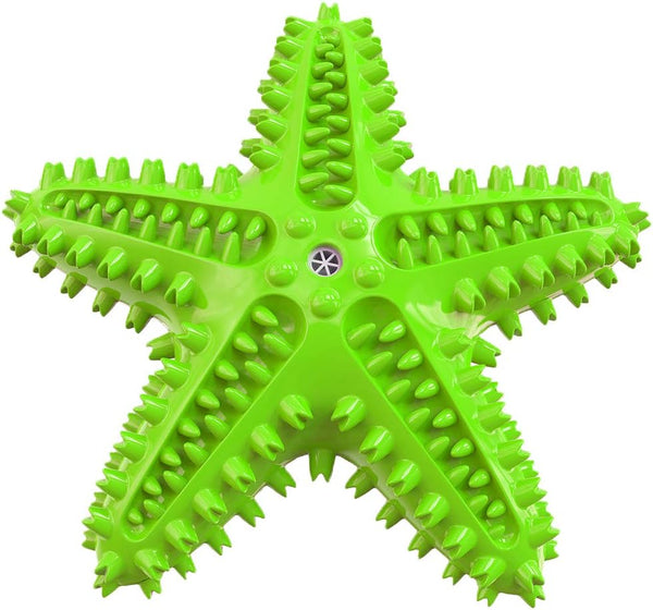 THE SMALL MOMENT Dog Dental Toy - Heavy Duty Teether for Puppies and Adults with