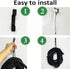 Pmsanzay Exercise Rope Storage Hanger, Wall-Mounted Heavy Duty Metal Hook Bracket for Battle Rope Storage