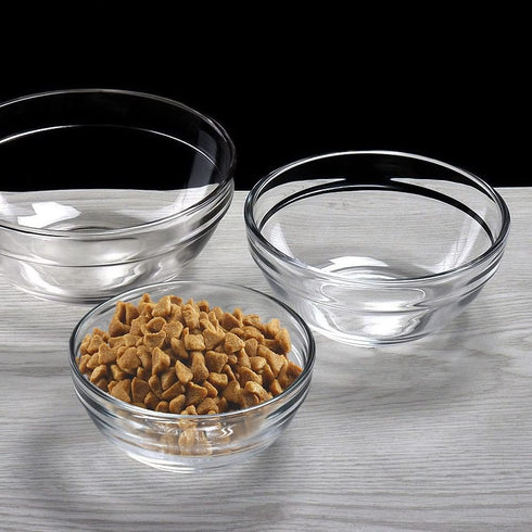 Additional glass bowl for The Feoyoho Feeders,Replacement Pet Glass Bowl,Dishwasher, Microwave Safe Food Water Bowls,60.9oz/1800ml
