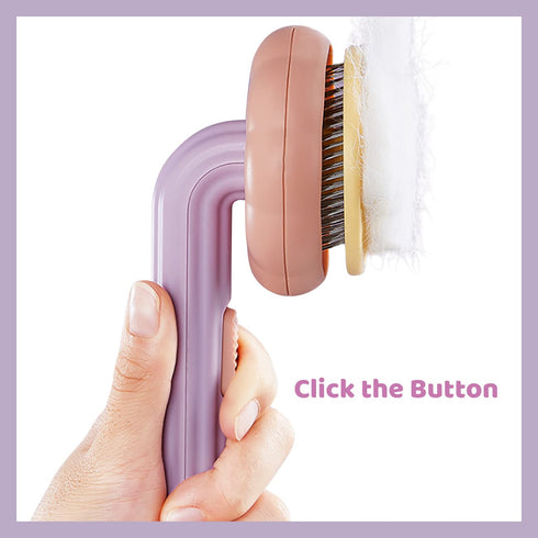 Self-Cleaning Pet Brush Grooming Comb for Cats and Dogs, Hair Shedding Tools for Tangled Hair