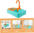 2pcs HANABASS Automatic Bird Bath Tub Toys with Faucet Parakeet Shower Basin for Boy Girl Water Play Design for Bird