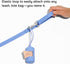 1 Wild One Dog Poop Bag Holder and Dispenser with Leash Attachment, Leak Proof, Easy Twist Top for Refills, Includes