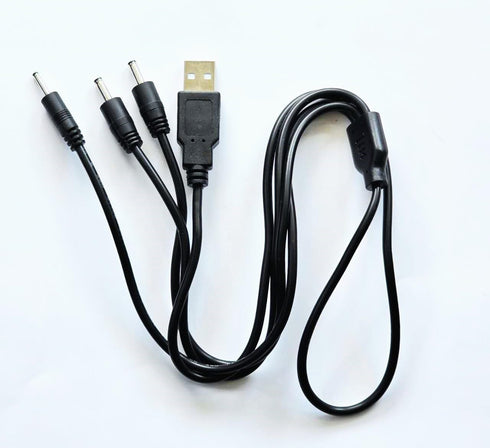 3-pin USB Charger for Groovypets Waterproof Rechargeable Remote Trainer Dog Training Shock Collar Model T221