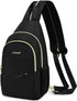 LOVEVOOK Sling Bag for Women, Sling Backpack Crossbody Bags Convertible, Small Diaper