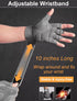 SUJAYU Workout Gloves for Men Women, Anti-Slip Fingerless Gloves for Weightlifting, Mens Workout Gloves Weight Lifting