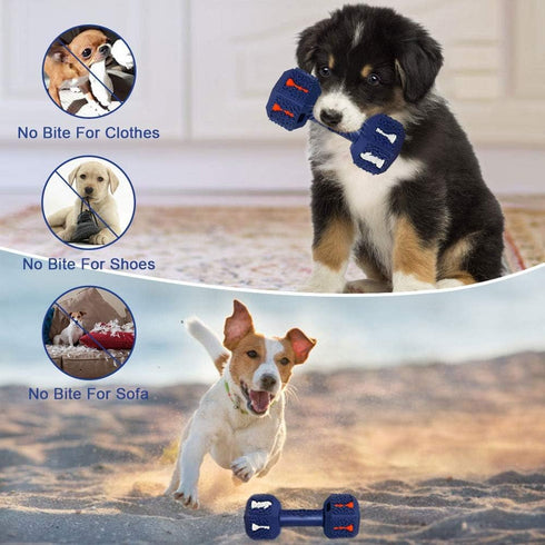 Dog Chew Toy for Aggressive Chewers, Interactive Dental Toy for Training and Cleaning Teeth for Small Medium Dogs