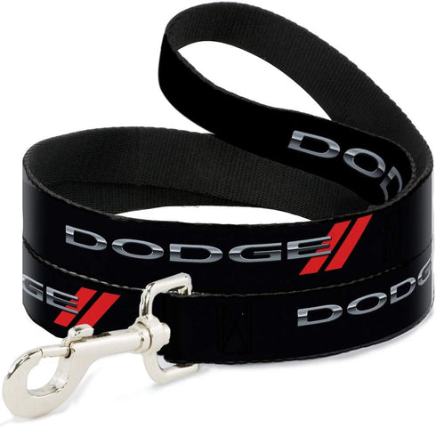 Buckle-Down Pet Leash - Dodge Red Rhombus, 4 Feet Long, 1.5" Wide