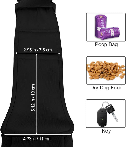 PETLOFT Adjustable Reversible Dog Cat Sling Carrier, Hands-Free Cross Body Carrier for Pets up to 11lb, Black