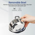 Cat Feeder, Wall Mounted, Raised Stainless Steel Bowls with Stand, Nonslip No Spill, 2 Packs (Blue)