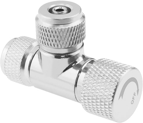 Create idea CO2 Dual-Head Needle Valve - Carbon Dioxide Double-Ended Needle Trimmer Valve for Fish Tanks Accessory