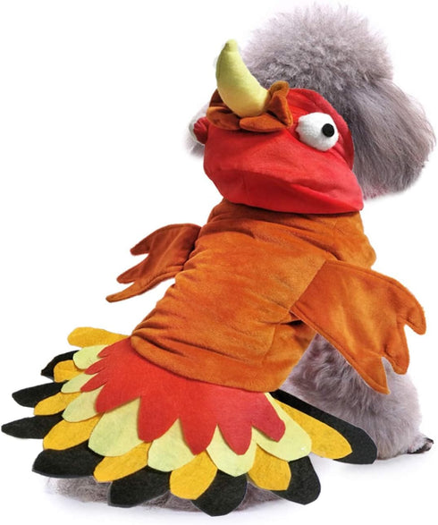 BWOGUE Turkey Dog Costume - Thanksgiving Apparel for Dogs and Cats