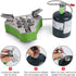 LIXADA Camping Stove Adapter - 1LB Propane Small Tank Input EN417 Lindal Valve Output Connector