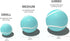 Playology Squeaky Dog Toy - Durable Rubber Interactive Ball, Peanut Butter Scented Fetch Ball for Medium Dogs