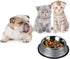 APGLSXY Dog Bowls with Rhinestones Stainless Steel Dog Food and Water Bowls Non-Skid Rubber Base Sparkling Feeding