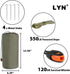 Wild Must: LYN Extra Large 3 Person Reusable Survival Shelter Tent, Waterproof, Fireproof, Lightweight