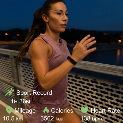 Smart Rings for Men Women, Fitness Rings Heart Rate Monitor, Sleep Tracker, Waterproof Fitness Tracker for iOS Android