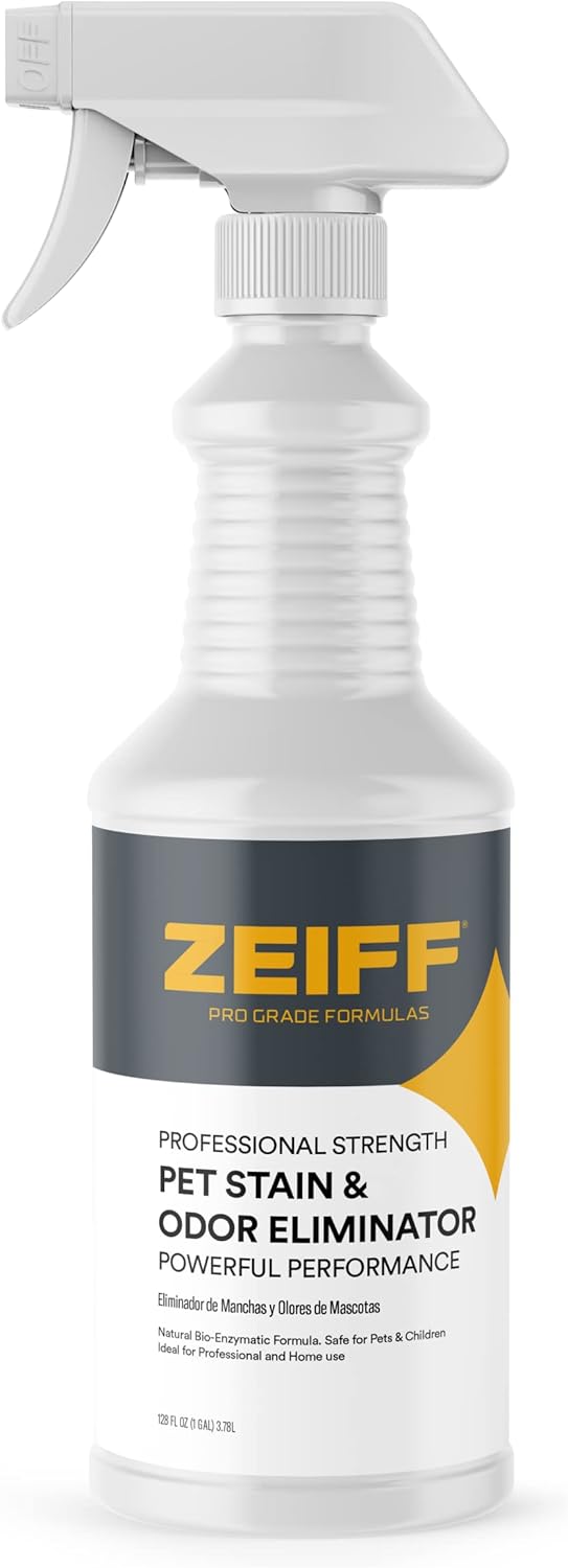 Pet Stain and Odor Remover - Enzyme Cleaner for Tough Stains, Carpet Stain Remover for Dog Urine and Cat Pee