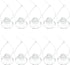 Pawfly 10 Pack Suction Cups with 20 Adjustable Zip Ties for Aquarium Fish Tank Binding Moss and Shrimp Nest