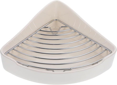 FUTUREORYY Ceramic Bunny Litter Box for Small Animals Triangle Potty Non-Slip Mat for