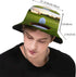 Packable Breathable Bucket Hat, Sun Hats for Women Men Teens Unisex Summer Travel Beach Fisherman Cap