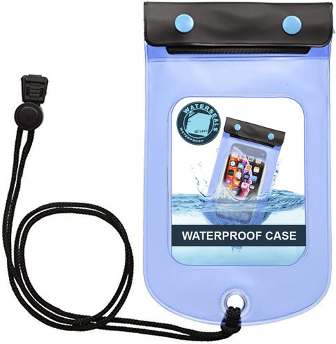 Lewis N. Clark WaterSeals Triple Seal Waterproof Pouch + Dry Bag for Cell Phone or Tablet, Medium (5.6x4.5)