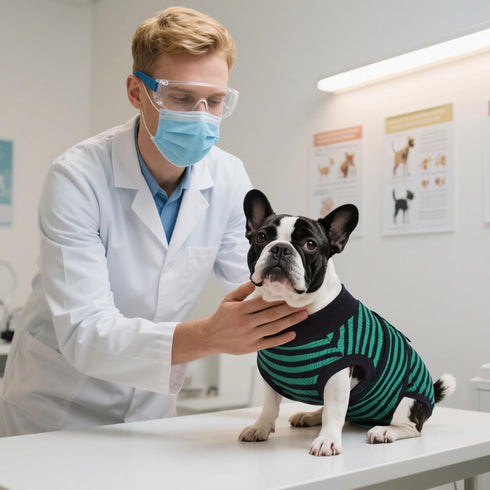 Kuoser Recovery Suit for Dogs and Cats - Professional Pet Recovery Shirt for Surgery, Prevent Licking