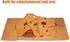 Generic 120x90cm, Cat Activity Mat, Cat Activity Play Pad, Kitten Tunnel, Fun Interactive Pet Rug, Space-Saving Design