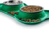Hubulk Pet Dog Bowls, 2 Stainless Steel Bowls with Non-Skid Silicone Mat + Pet Food Scoop for Small Medium Large Dogs