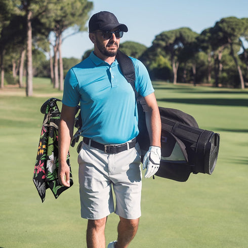 montela Golf Towel, Magnetic Golf Towel for Bags with Clip, Microfiber Fabric for Strong Hold
