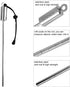 VGEBY Diving Pointer, Stainless Steel Lobster Tickle Pointer Underwater Shaker Noise Maker Diving Stick Rod