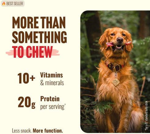 (4 Inch, 10 Pack) 100% Natural Farm Odor Free Bully Sticks for Small & Medium Dogs - Beef Chews for Pups, Non-GMO