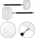 2pcs Cabilock Extendable Telescopic Fishing Mesh Nets with Fine Black Mesh, Small Aquarium Shrimp and Fish Catching