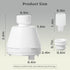 Cat Water Fountain Replacement Filter Housing & Silicone Nozzle Plug Set for Pet Water Dispenser