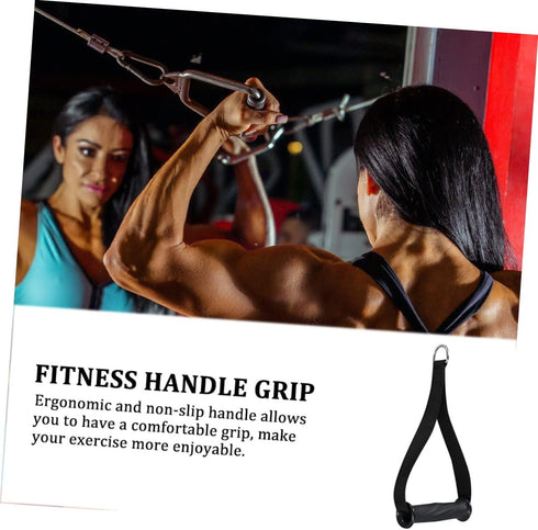Pull Cord Grip Cable Machine Attachment Handles, Portable Resistance Band Handles for Sports Accessories and Workout