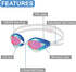 View Swimming Gear V-230ASA Orca Swipe Blade Racing Swim Goggles
