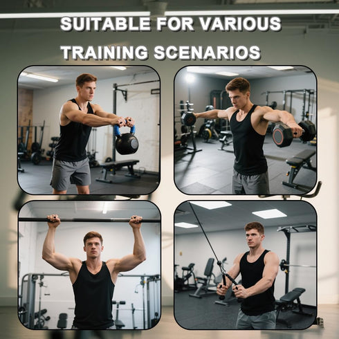 Anti-Slip Gym Workout Grips for Weight Lifting, Exercise Gloves with Ergonomic Hand Protection & Portable Design