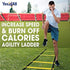 Yes4All 8-12 - 20 Rungs Agility Ladder Speed Training Equipment for Kids and Adults with Carrying Bag