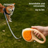 Retractable Dog Lead - Automatic Extendable 10ft/16ft Leash for Small, Medium, and Large Dogs (Orange, 10ft/3m)