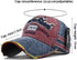 Vintage Baseball Cap - Denim Cotton Frayed Edge Sunhat Adjustable Unisex