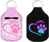 2 PCS Hand Sanitizer Holder Keychain for Adults Kids Backpack Purse