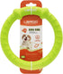 LaRoo Dog Flying Ring Toys, Durable Floating Disc for Training Outdoor Play for Medium Large Dogs (Small Green/18cm)