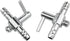 One-Way Air Flow Tubes, Stainless Steel Pump Lever Control Valves for Aquarium Fish Tank (Silver, 4PCS)