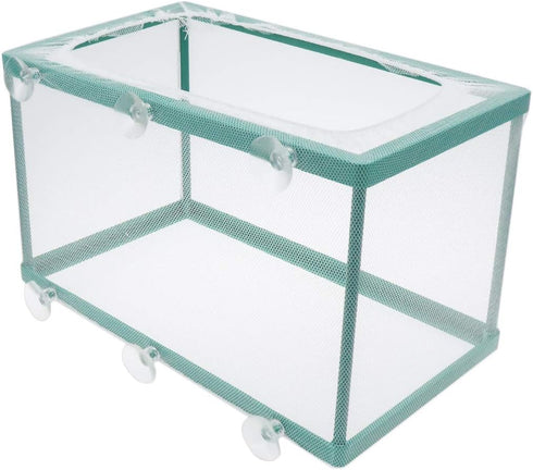 Aquarium Mesh Hatchery Breeder, Plastic Frame for Fish Tank Separation Breeding Net