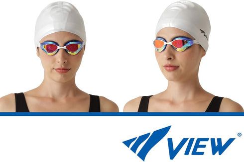 View Swimming Gear V-230ASA Orca Swipe Blade Racing Swim Goggles