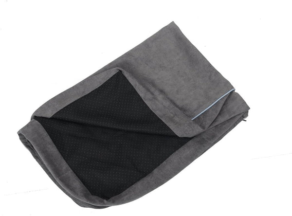 Laifug Extra Large Pet/Dog Bed Slate Grey Jumbo Replacement Cover (50"x36"x10") Removable Washable