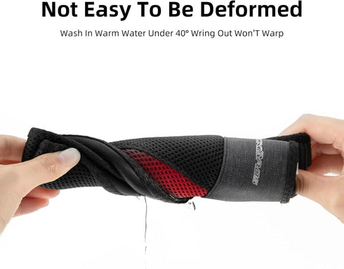 ROCKBROS Bike Sweat Guard - 11‘’ Wider Sweat Net for Indoor Cycling Training
